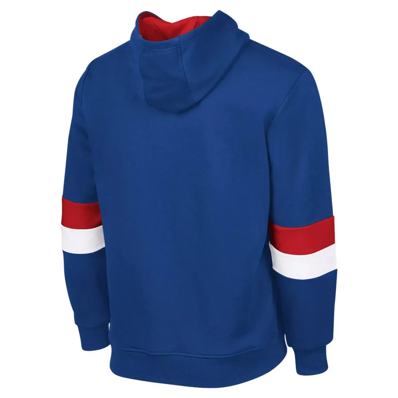 Red Buffalo Bills Royal Pullover Hoodie - Image 3