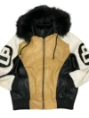 Robert Phillipe 8 Ball Jacket with Fur Hood