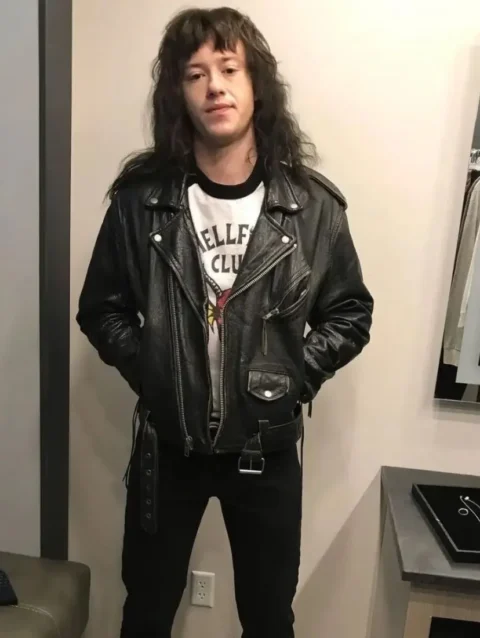 Stranger Things Eddie Munson Biker Jacket