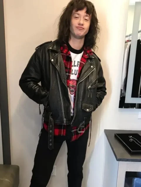 Stranger Things Eddie Munson Biker Jacket