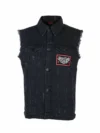 Stranger Things Eddie Munson Black Denim Vest