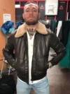 The Notorious Conor Mc Gregor Shearling Jacket Brown