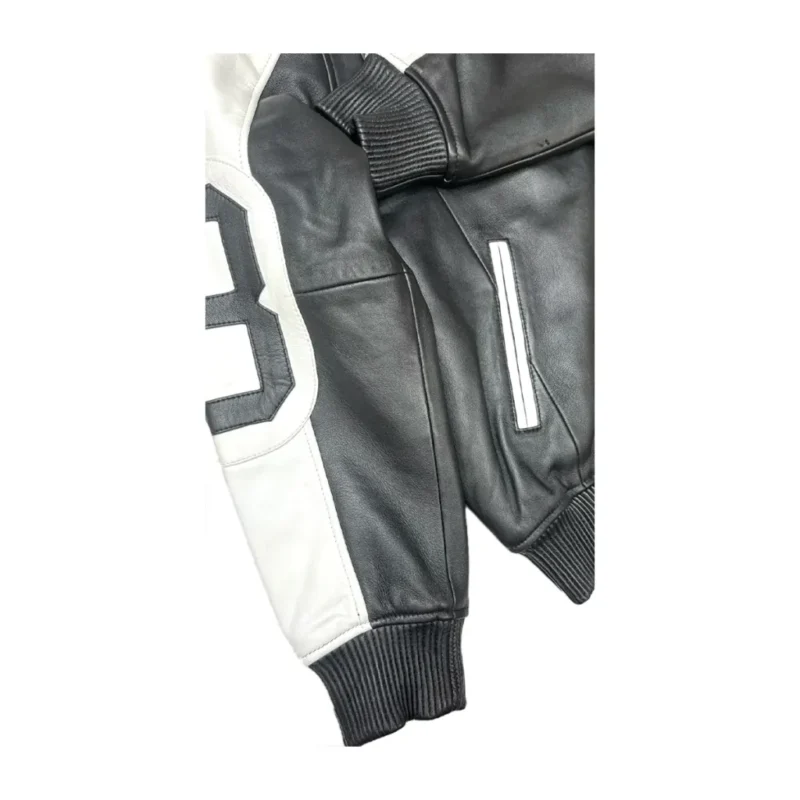 The Original 8 Ball Bomber Jacket Black & White