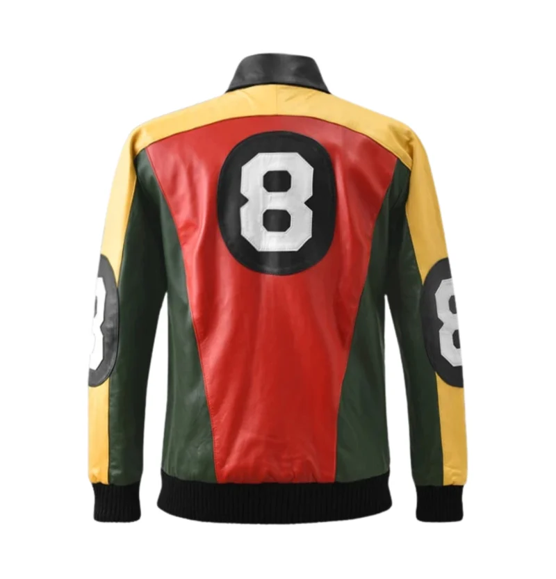 The Original David Puddy 8 Ball Jacket Seinfeld Leather