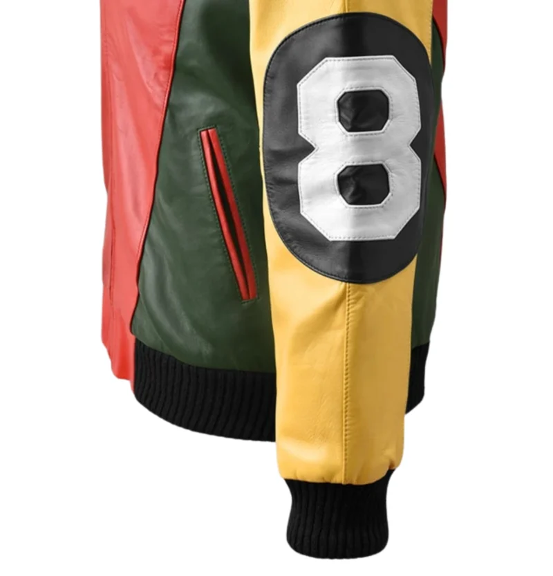 The Original David Puddy 8 Ball Jacket Seinfeld Leather