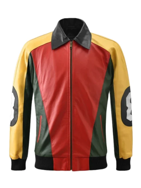 The Original David Puddy 8 Ball Jacket Seinfeld Leather