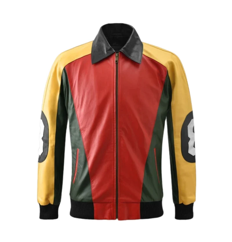 The Original David Puddy 8 Ball Jacket Seinfeld Leather