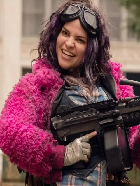 The Walking Dead Season 10 Princess Sherpa Pink Jacket