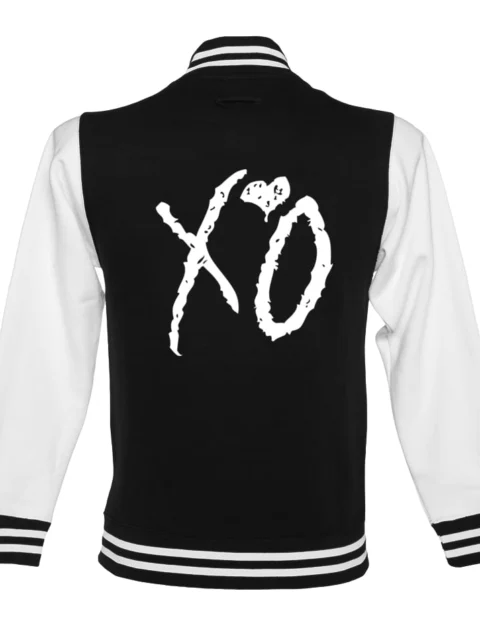 The Weeknd Xo Jackets Black & White Varsity Jacket