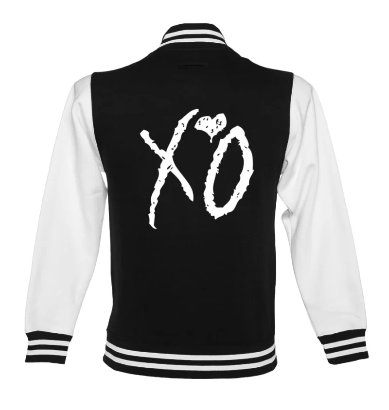 The Weeknd Xo Jackets Black & White Varsity Jacket