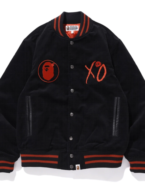 The Weeknd Xo Jackets Black Wool Varsity Jacket