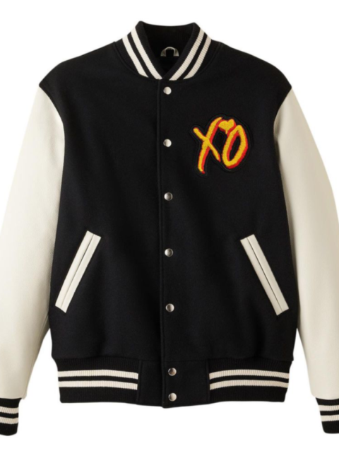 The Weeknd Xo Jackets Roots Kiss Land Wool & Letaher Varsity Jacket