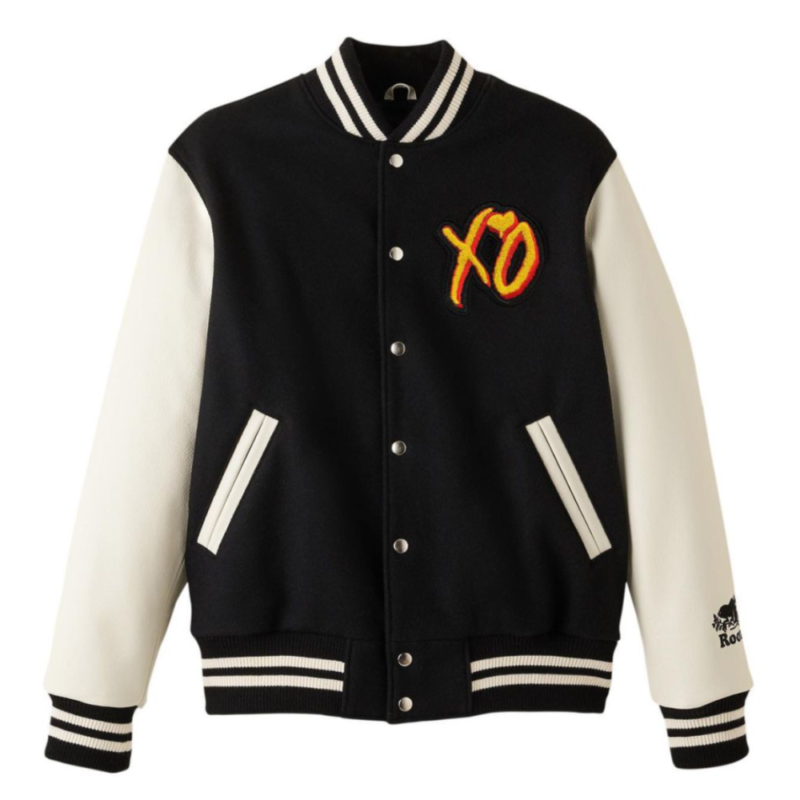 The Weeknd Xo Jackets Roots Kiss Land Wool & Letaher Varsity Jacket