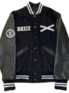 The Weeknd Xo Jackets Tour Black Wool & Leather Varsity Jacket