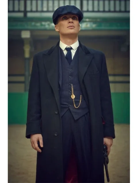 Thomas Shelby Peaky Blinders Three Piece Pinstripe Suit