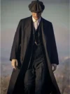 Thomas Shelby Peaky Blinders Trench Black Coat