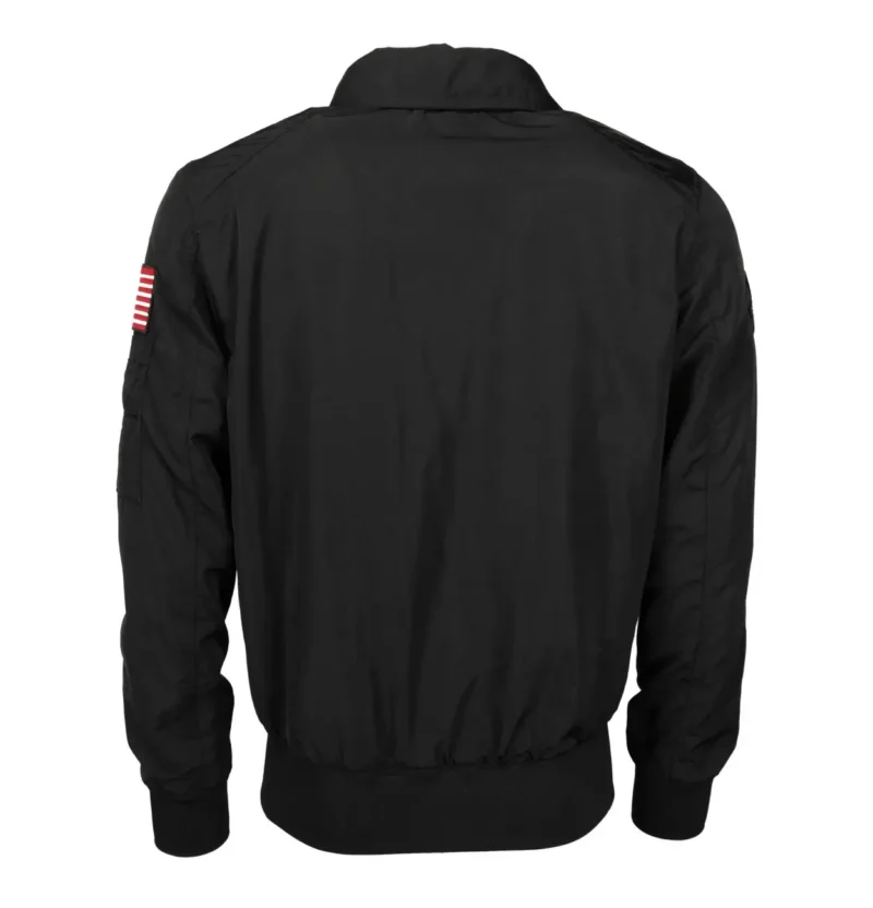 Top Gun Bomber Flight Black Jacket - Image 2
