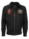 Top Gun Bomber Flight Black Jacket