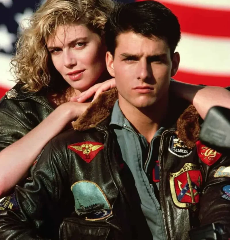 Top Gun G-1 Leather Bomber Shearling Flight Jacket
