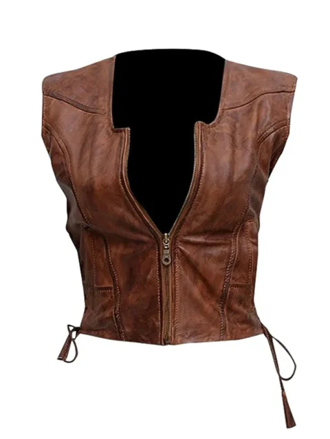 Women’s The Walking Dead Michonne Leather Vest