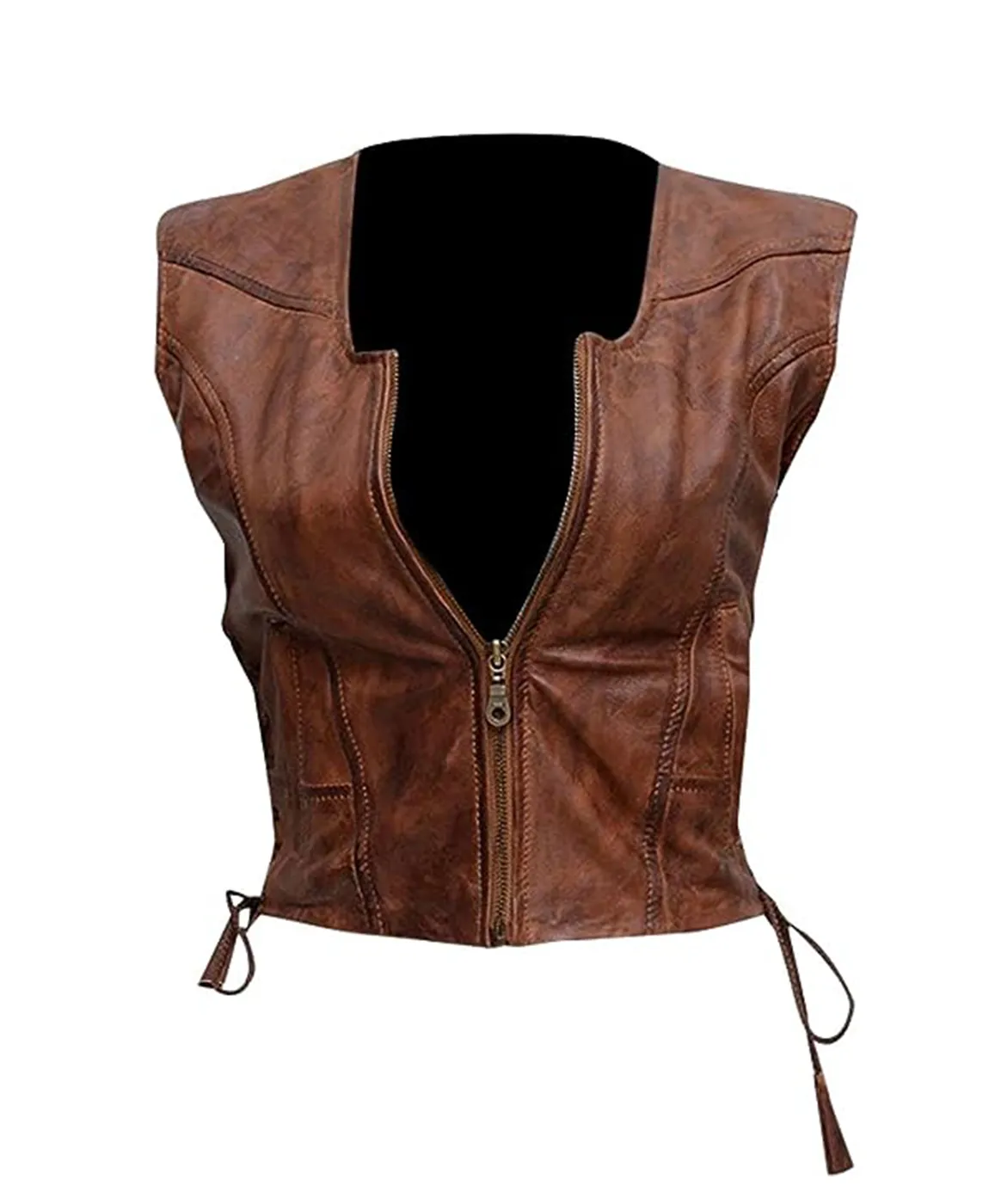 Women’s The Walking Dead Michonne Leather Vest
