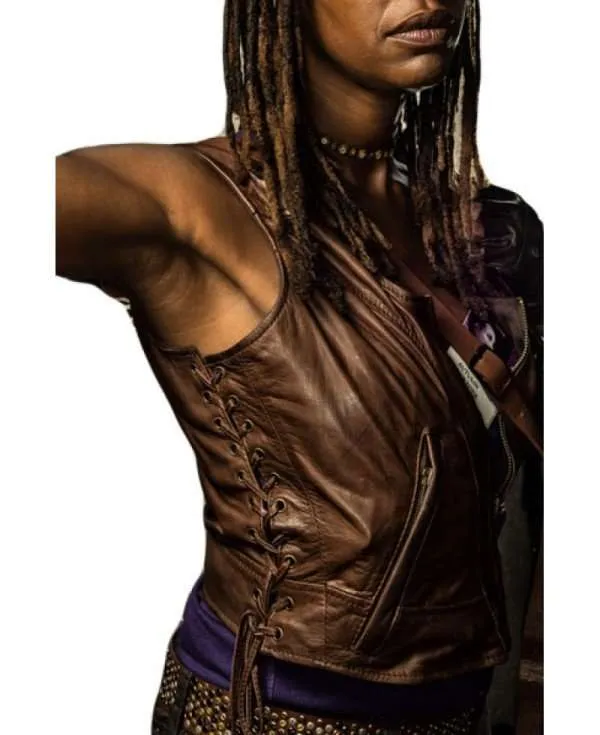Women’s The Walking Dead Michonne Leather Vest