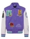World Champs Homme+Femme Purple & White Varsity Jacket