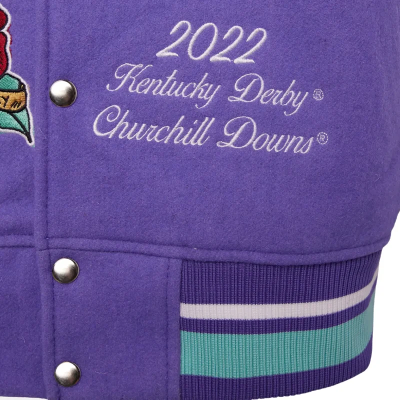 World Champs Homme+Femme Purple & White Varsity Jacket