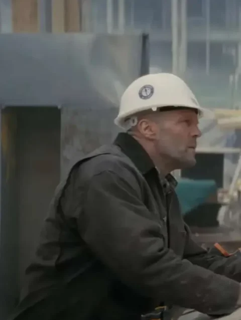 A Working Man 2025 Jason Statham Grey Jacket