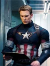 Avengers Age of Ultron Captain America Leather Jacket