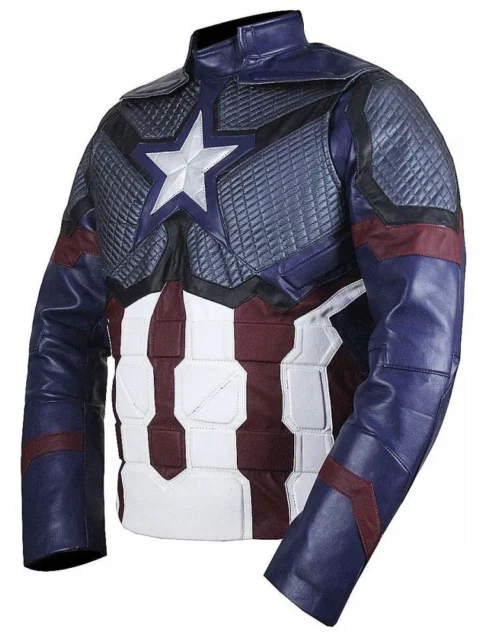 Avengers Endgame Captain America Leather Jacket