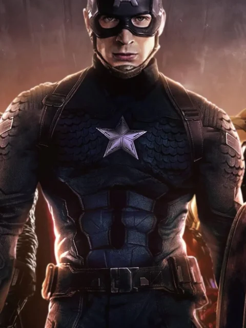 Avengers Endgame Captain America Leather Jacket