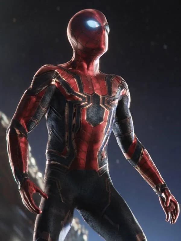 Avengers Infinity War Spiderman Leather Jacket