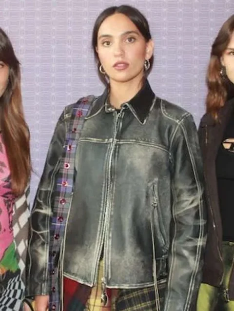 Barracuda Queens Amina Khalil S02 Black Leather Jacket