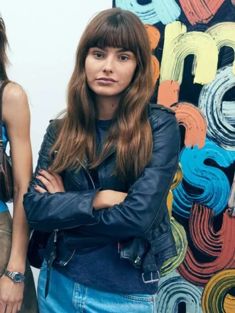 Barracuda Queens S01 Frida Rapp Black Leather Jacket