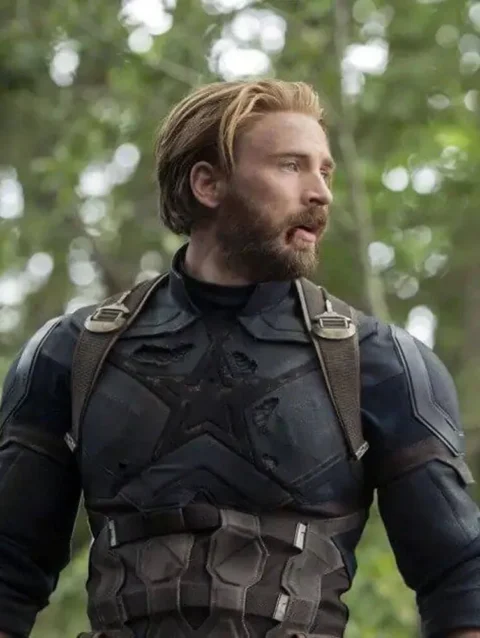 Chris Evans Avengers Captain America Infinity War Jacket