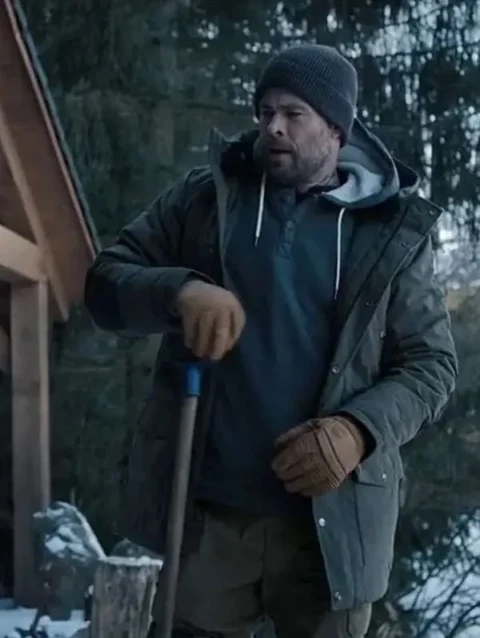 Chris Hemsworth Extraction 2 Hooded Jacket