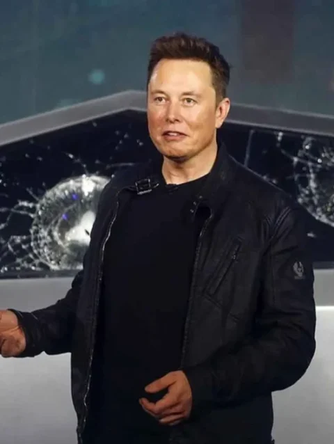 Elon Musk Tesla Event Leather Jacket