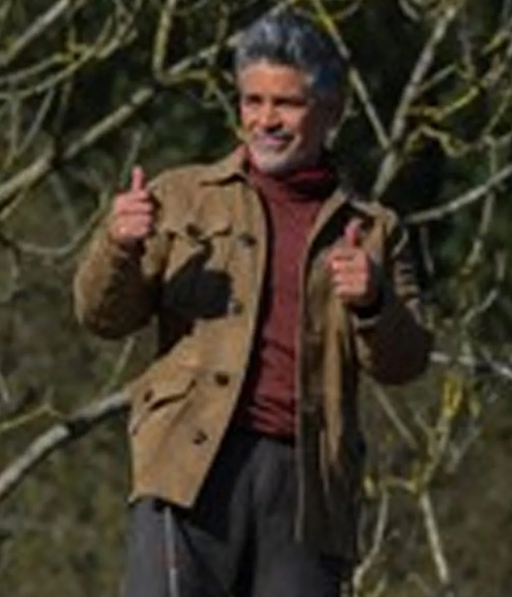 Esai Morales Mission Impossible 7 Brown Suede Jacket