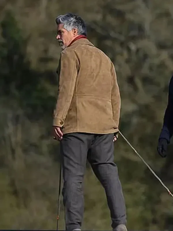 Esai Morales Mission Impossible 7 Brown Suede Jacket