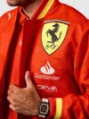 Ferrari Red Varsity Jacket
