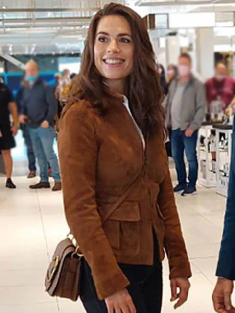 Hayley Atwell Mission Impossible 7 Brown Jacket