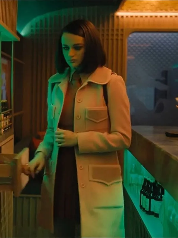 Joey King Bullet Train Pink Coat