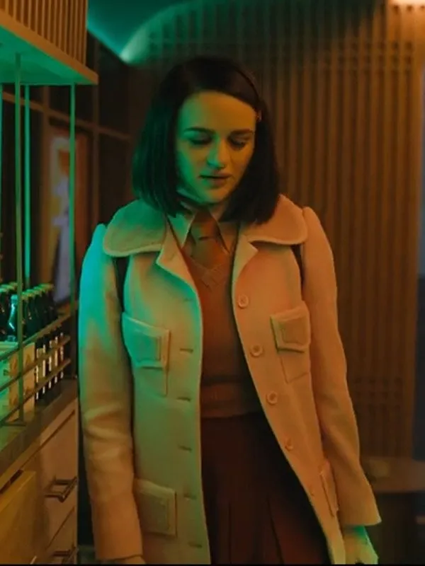 Joey King Bullet Train Pink Coat