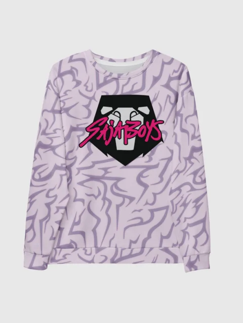 KPop Demon Hunters Saja Boys Demon Pattern Sweatshirt