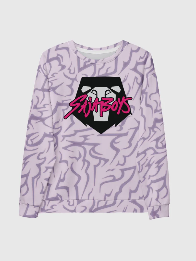 KPop Demon Hunters Saja Boys Demon Pattern Sweatshirt
