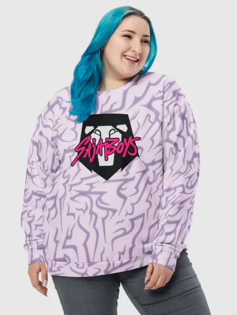 KPop Demon Hunters Saja Boys Demon Pattern Sweatshirt