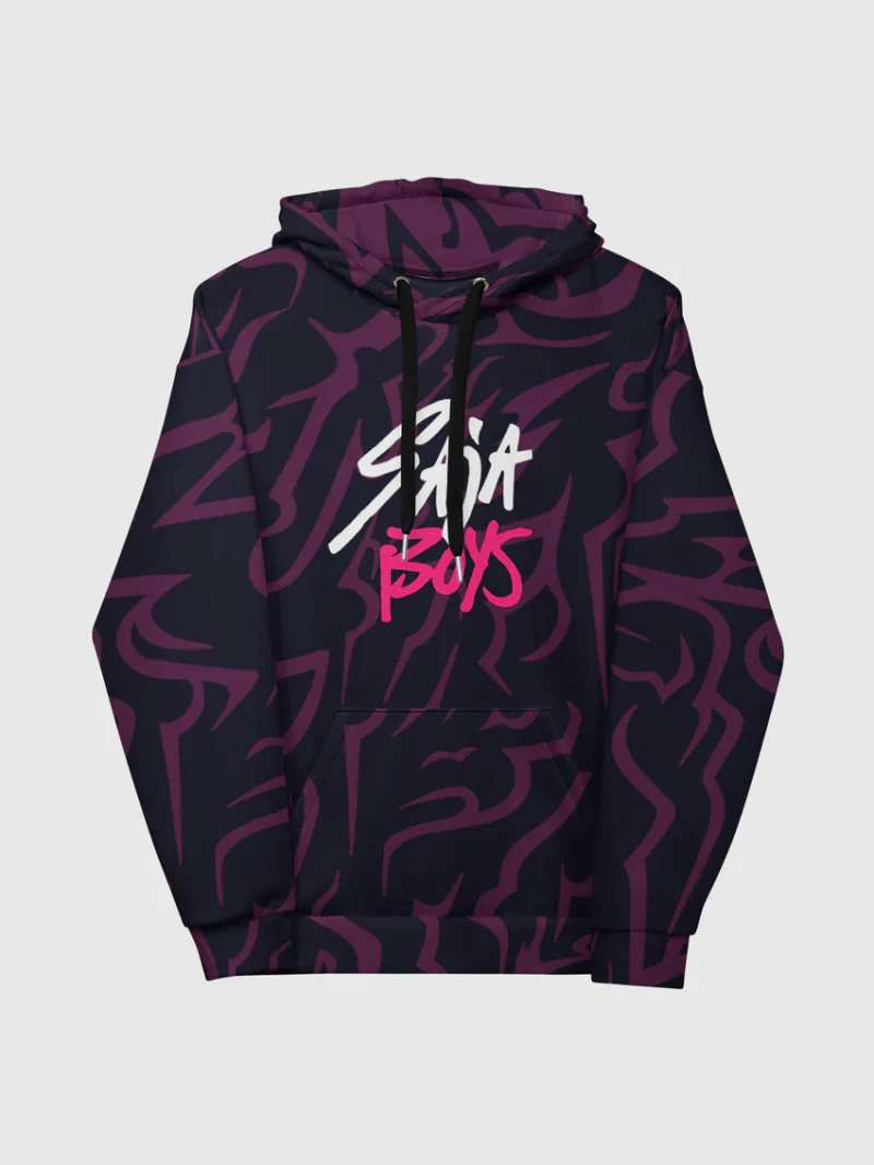 KPop Demon Hunters Saja Boys Demon Patterns Hoodie - Image 3