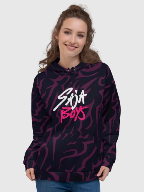 KPop Demon Hunters Saja Boys Demon Patterns Hoodie