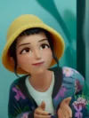 KPop Demon Hunters Zoey's Tropical Bomber Jacket